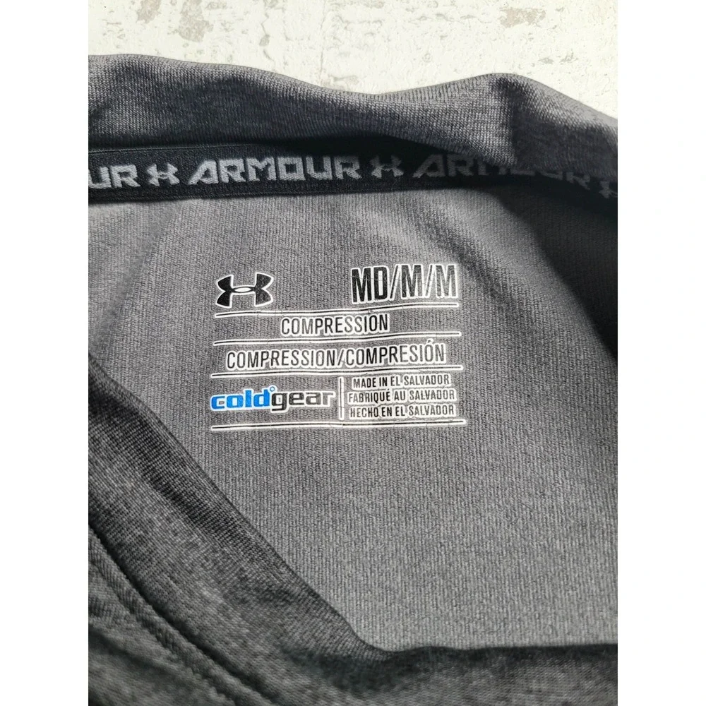 Under‎ Armour Compression Cold Gear Long Sleeve Gray Men's Medium